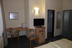 Televízia a/alebo spoločenská miestnosť v ubytovaní Hotel Ring Park