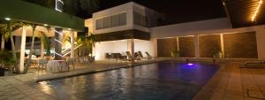Swimmingpoolen hos eller tæt på Hotel de Casa Blanca