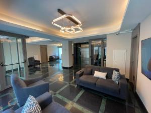 a living room with two couches and a ceiling at Hotel Lina Oldcity in Istanbul +38 photos