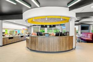 a lobby of a hospital with a waiting area at Tru By Hilton Princeton in Princeton
