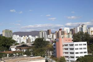 a view of a city with tall buildings at Via Contorno Hotel in Belo Horizonte +25 photos