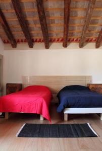 Кровать или кровати в номере Caspineda Agriturismo