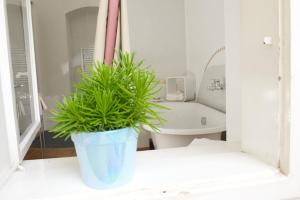 Uma casa de banho em Wohnzimmer