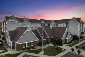 a rendering of the exterior of a hotel at Residence Inn by Marriott Dayton Beavercreek in Beavercreek