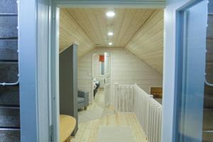 Koupelna v ubytování Lohi-Aslakin Lomamökit