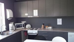 A kitchen or kitchenette at Tuhamäe Hostel