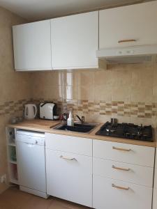 Kuchyňa alebo kuchynka v ubytovaní Apartament Na Wzgórzu
