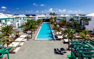 an aerial view of the pool at the resort at Barceló Teguise Beach - Adults Only in Costa Teguise
