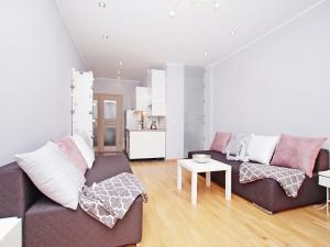 Kuchyňa alebo kuchynka v ubytovaní Gdynia Comfort Apartments 1
