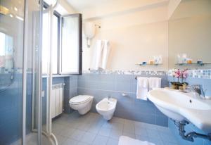 Koupelna v ubytování Hotel Bottaccio