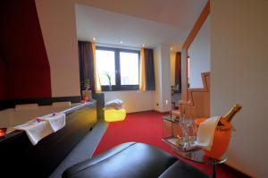 Ein Sitzbereich in der Unterkunft Hotel Antoniushütte