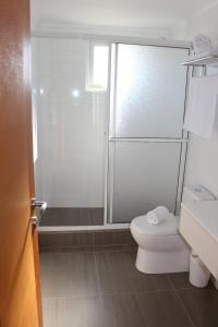 Koupelna v ubytování Conrado Hotel Osorno