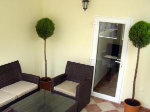 Predel za sedenje v nastanitvi Split Artistic Apartments