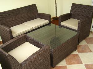Predel za sedenje v nastanitvi Split Artistic Apartments