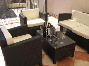 Predel za sedenje v nastanitvi Split Artistic Apartments