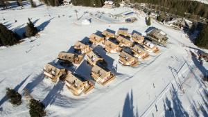 Chaletdorf-Fanningberg sett ovenfra