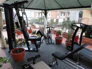 Fitness centrum a/nebo fitness zařízení v ubytování Tarchon Luxury B&B