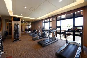 Fitness centrum a/nebo fitness zařízení v ubytování Fullon Hotel Hualien