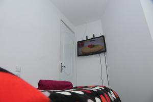 TV a/nebo společenská místnost v ubytování Hotel Elma