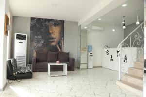 Istumisnurk majutusasutuses Hotel Elma