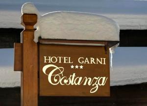Certifikát, hodnocení, plakát nebo jiný dokument vystavený v ubytování Hotel Garnì COSTANZA