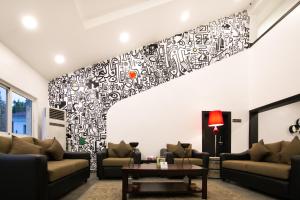 Istumisnurk majutusasutuses Sinclair Guest House
