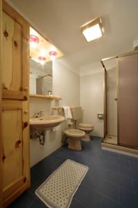 Koupelna v ubytování Hotel Garni Gonzaga