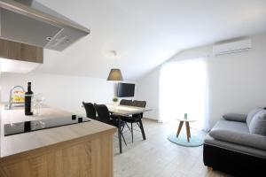 Posezení v ubytování Apartments Nada