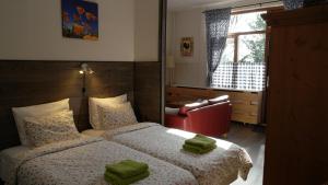 Postel nebo postele na pokoji v ubytování Bed & Breakfast Prins Hendrik (Zuidschermer)