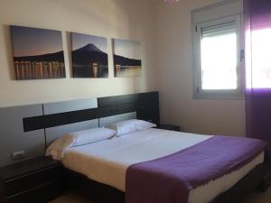Postel nebo postele na pokoji v ubytování Apartamento Atlántico