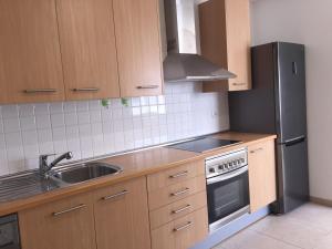 Kuchyň nebo kuchyňský kout v ubytování Apartamento Atlántico
