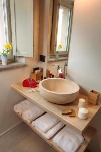 Borgese Camere e Suites tesisinde bir banyo