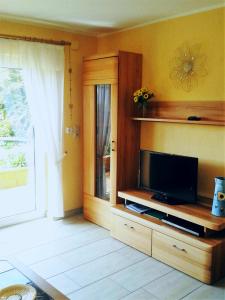 TV a/nebo společenská místnost v ubytování FeWo Sonnenblume