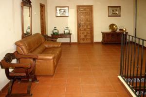 A seating area at Hotel Hispanidad