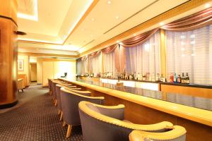 Lounge nebo bar v ubytování Sapporo Excel Hotel Tokyu + 35 fotografií