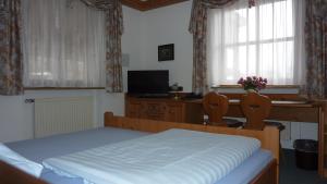 TV a/nebo společenská místnost v ubytování Hotel Hubertus