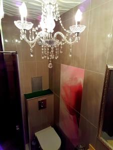 Koupelna v ubytování Studios Zornitsa Burgas
