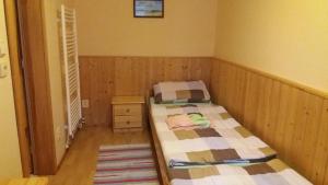 Postel nebo postele na pokoji v ubytování Ubytování U Potoka