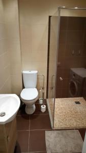 Vonios kambarys apgyvendinimo įstaigoje Igo Apartment Townhall