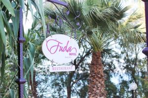 A garden outside Fuda Hotel