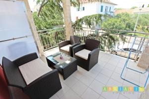 Balkón alebo terasa v ubytovaní Apartments Šuperba