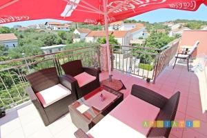 Balkón alebo terasa v ubytovaní Apartments Šuperba