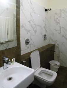 Koupelna v ubytování Avea Accommodation