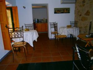 En restaurant eller et andet spisested på Quinta La Encarnación