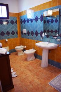 Koupelna v ubytování Hotel Montiruju