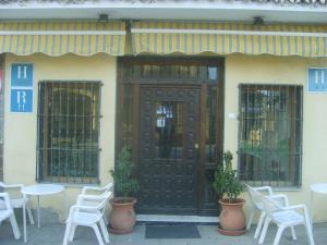 The facade or entrance of Hotel Hispanidad