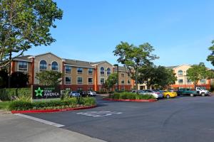 a parking lot in front of a building at Extended Stay America Suites - Livermore - Airway Blvd in Livermore
