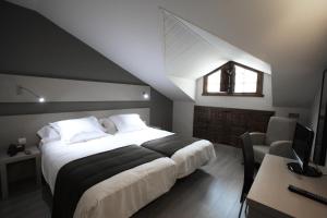 Cama o camas de una habitación en Los Guardeses