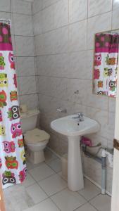 Cabaña Don Claudio tesisinde bir banyo