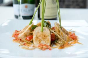 a plate of food on a white plate at Panviman Resort Koh Phangan - SHA Extra Plus in Thong Nai Pan Noi